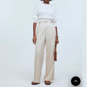 Madewell Cream Pants NEW